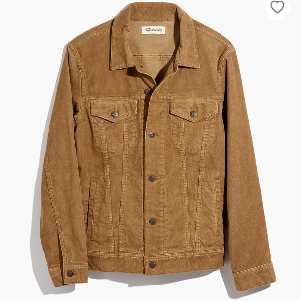 Classic Jean Jacket: Corduroy Edition - color Weathered Olive - EUC!